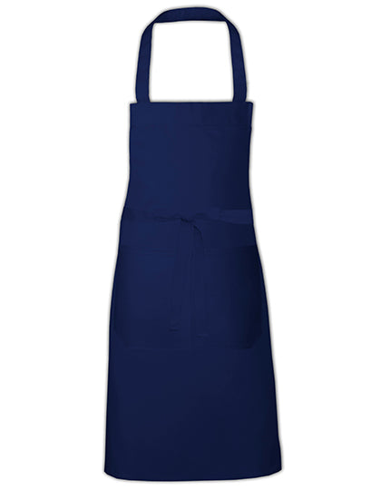 Cotton Hobby Apron in Navy (ca. Pantone 2766), Größe 80 x 70 cm