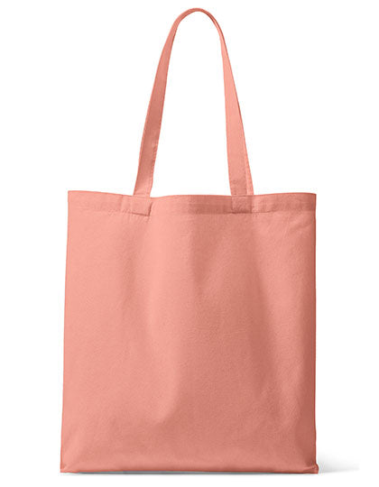 Organic Canvas Carrier Bag Long Handle London 01 in Rosette, Größe 42 x 38 x 10 cm