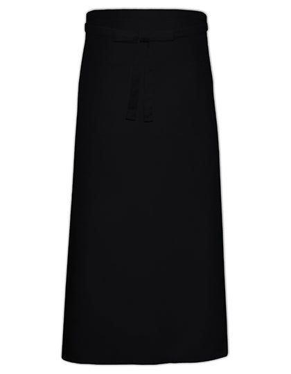 Bistro Apron XL With Front Pocket in Black, Größe 120 x 100 cm
