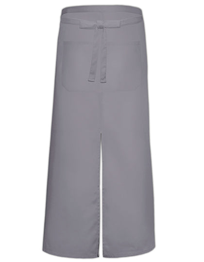 Bistro Apron With Split And Front Pocket in Mouse Grey, Größe 100 x 100 cm