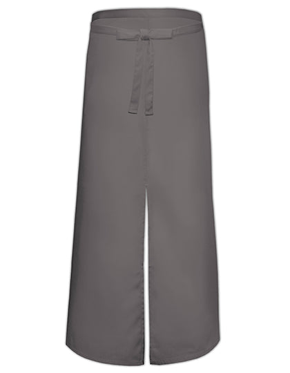 Bistro Apron With Split in Dark Grey (ca. Pantone 431), Größe 100 x 100 cm