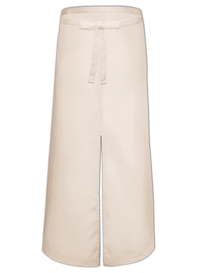 Bistro Apron With Split in Natural (ca. Pantone 7499), Größe 100 x 100 cm