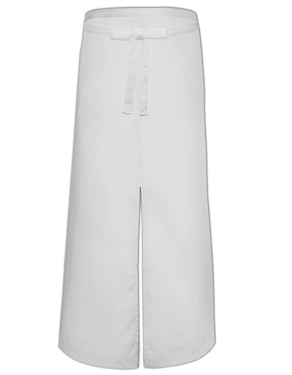Bistro Apron With Split in White, Größe 100 x 100 cm
