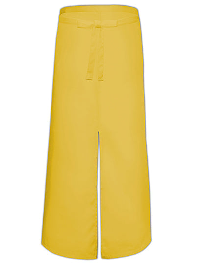 Bistro Apron With Split in Yellow, Größe 100 x 100 cm