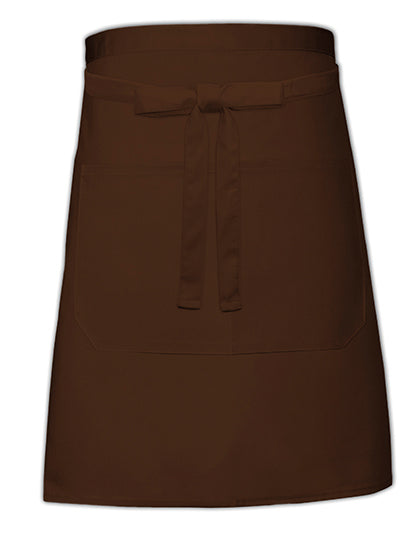 Baker´s Apron With Pocket in Brown, Größe 90 x 50 cm