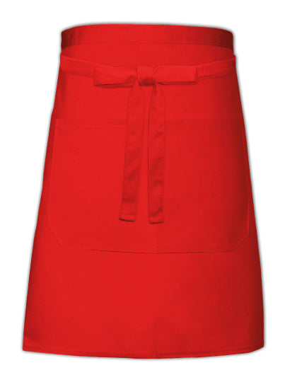 Baker´s Apron With Pocket in Red, Größe 90 x 50 cm