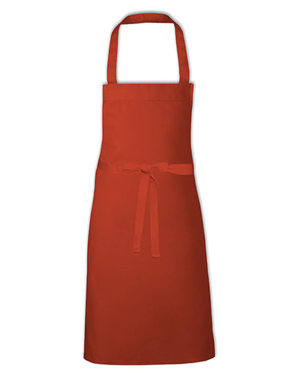 Barbecue Apron in Terracotta (ca. Pantone 4840), Größe 73 x 80 cm