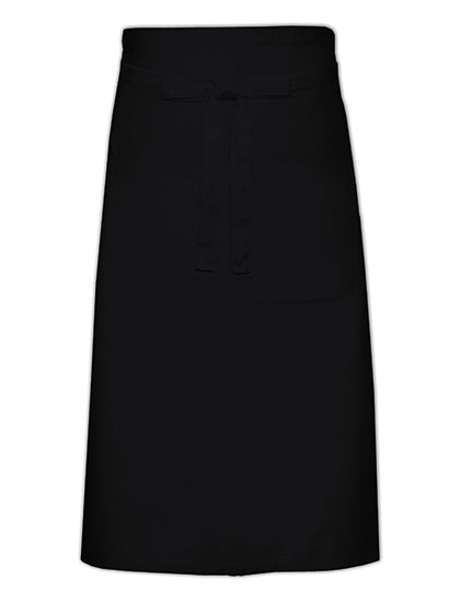 Cook´s Apron With Pocket in Black, Größe 100 x 70 cm