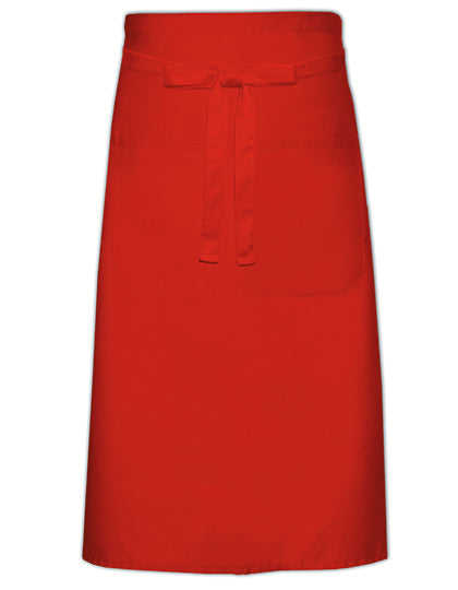 Cook´s Apron With Pocket in Red, Größe 100 x 70 cm