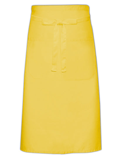 Cook´s Apron With Pocket in Yellow, Größe 100 x 70 cm