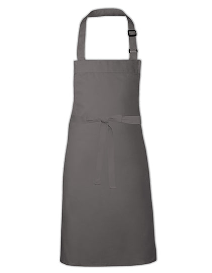 Barbecue Apron Adjustable in Dark Grey (ca. Pantone 431), Größe 73 x 90 cm