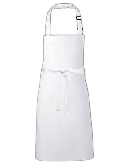Barbecue Apron Adjustable in White, Größe 73 x 90 cm