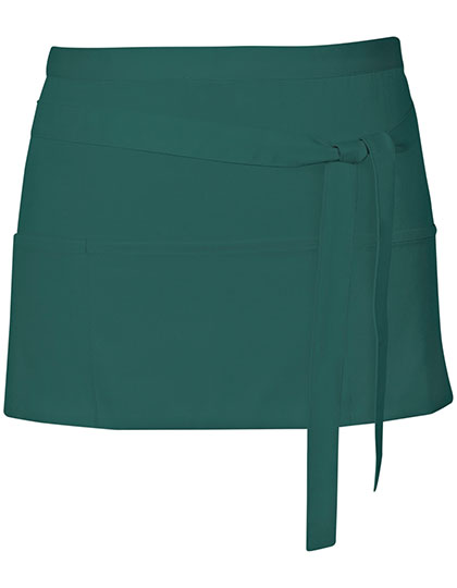 Cocktail Apron in Bottle Green (ca. Pantone 560), Größe 60 x 30 cm