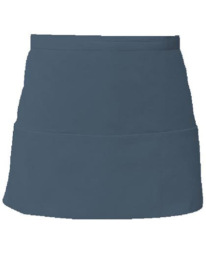 Cocktail Apron in Postman Grey (ca. Pantone 7545), Größe 60 x 30 cm
