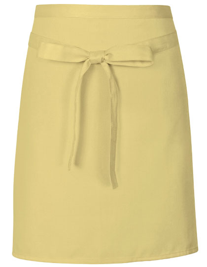 Pizza Apron in Lemon (ca. Pantone 127), Größe 70 x 50 cm