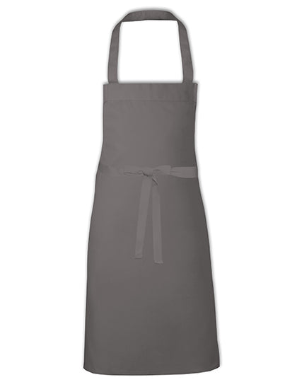 Barbecue Apron - EU Production in Dark Grey (ca. Pantone 431), Größe 73 x 80 cm