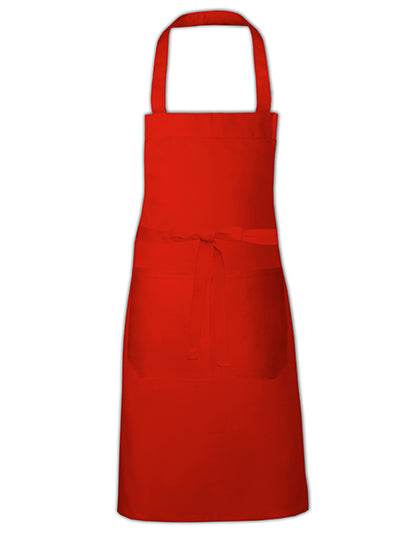 Hobby Apron - EU Production in Red, Größe 73 x 80 cm