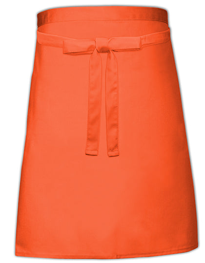 Baker´s Apron - EU Production in Orange (ca. Pantone 1655), Größe 90 x 50 cm