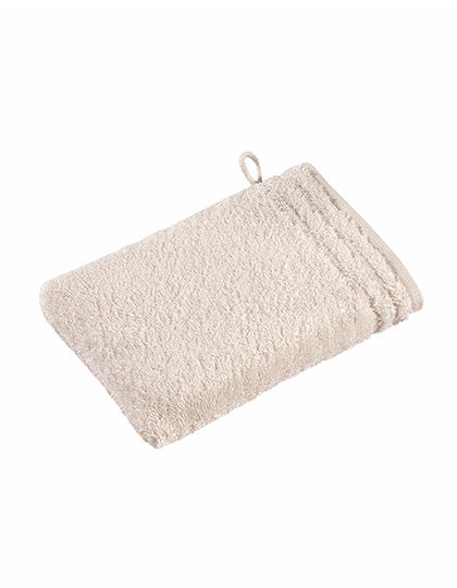 Calypso Feeling Waschhandschuh in Ivory, Größe 22 x 16 cm