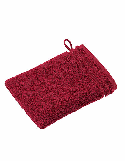 Calypso Feeling Waschhandschuh in Ruby, Größe 22 x 16 cm