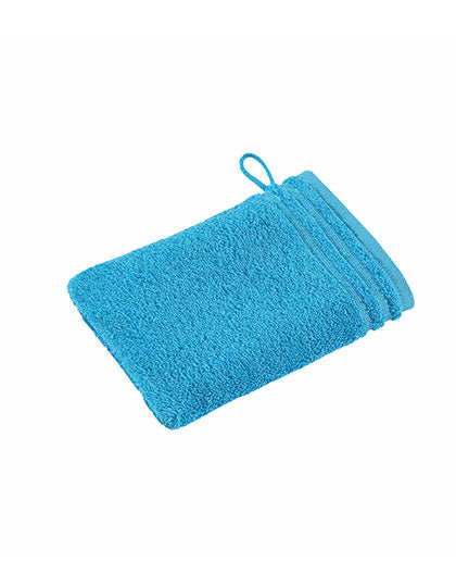 Calypso Feeling Waschhandschuh in Turquoise, Größe 22 x 16 cm