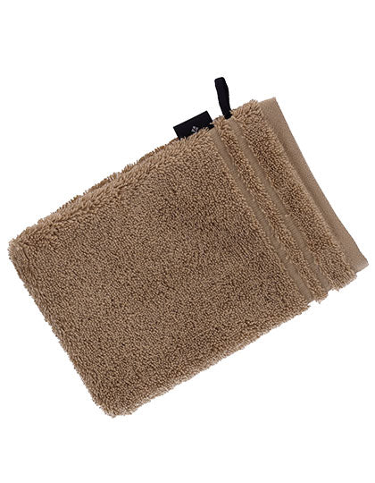 Vienna Style Supersoft Waschhandschuh in Camel, Größe 22 x 16 cm