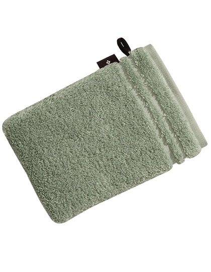 Vienna Style Supersoft Waschhandschuh in Soft Green, Größe 22 x 16 cm