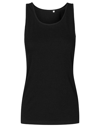 Women´s Roundneck Tanktop in Black, Größe 3XL