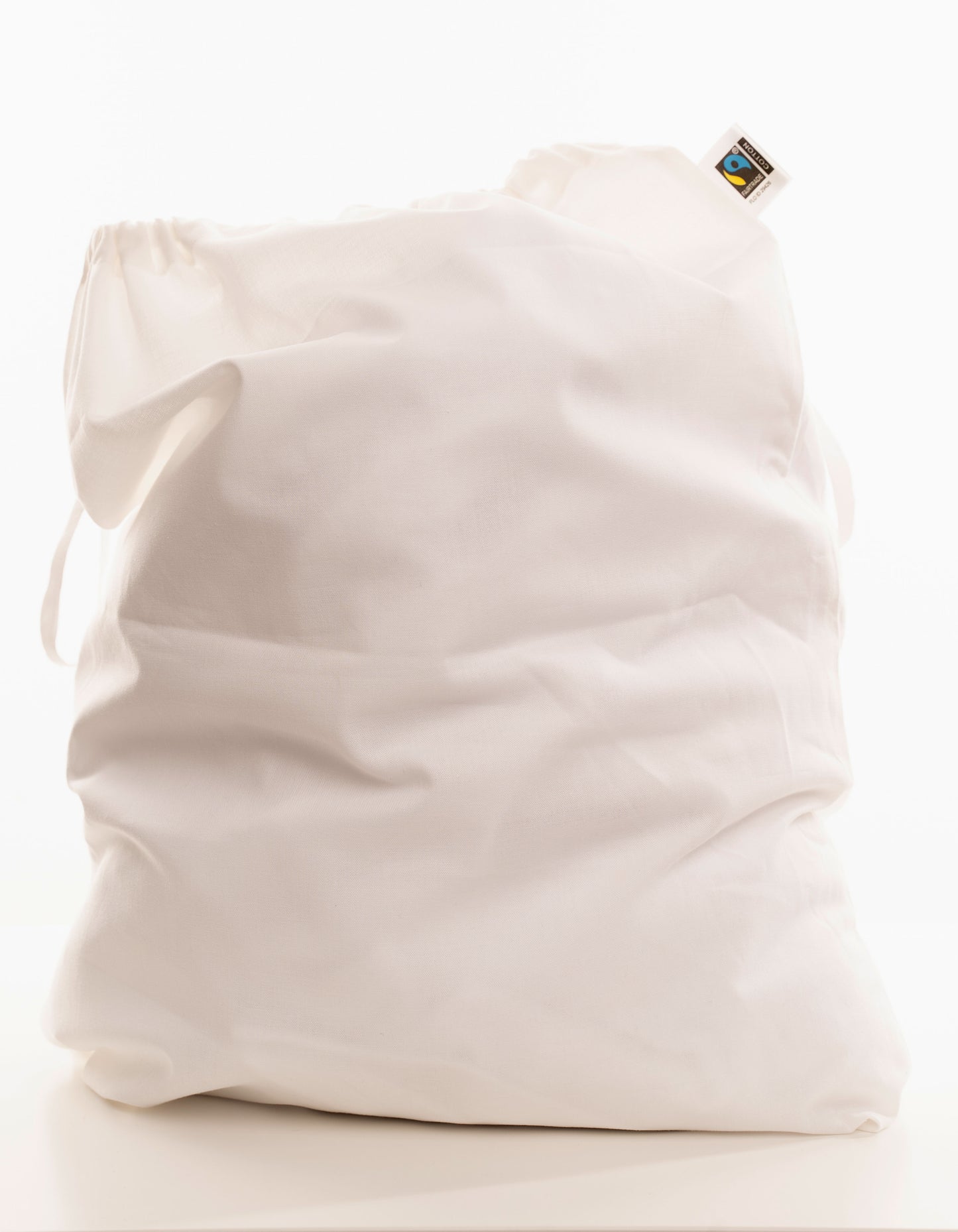 Small Fairtrade Cotton Stuff Bag in White, Größe 30 x 40 cm