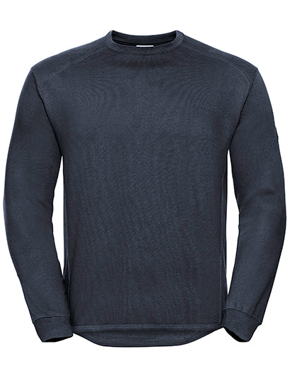 Adults' Heavy Duty Crew Neck Sweatshirt in French Navy, Größe 4XL