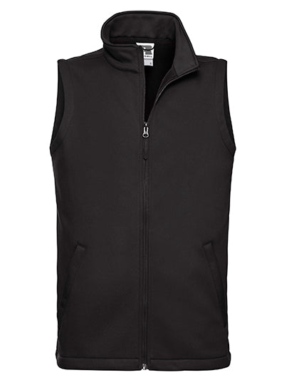 Men´s Smart Softshell Gilet in Black, Größe 3XL