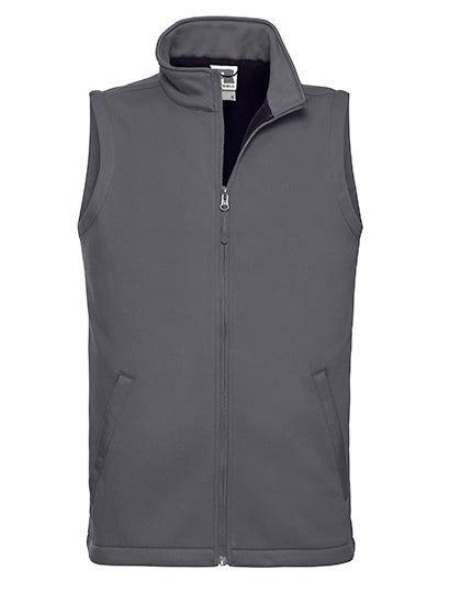 Men´s Smart Softshell Gilet in Convoy Grey (Solid), Größe 3XL