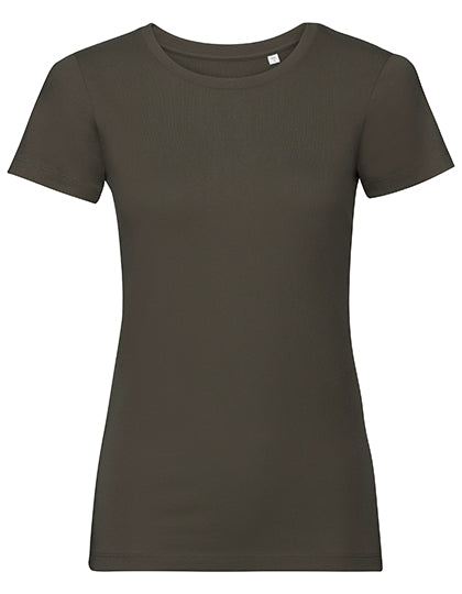 Ladies´ Pure Organic Tee in Dark Olive, Größe XXL