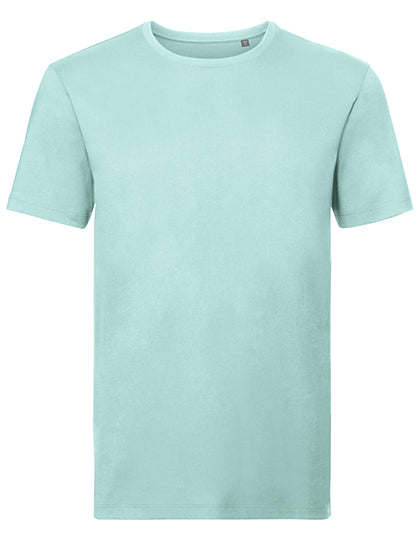 Men´s Pure Organic Tee in Aqua, Größe 3XL