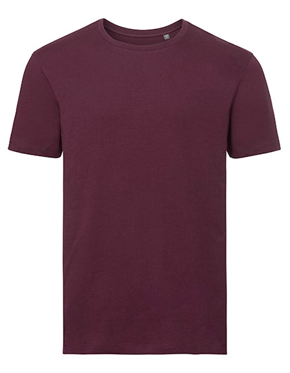 Men´s Pure Organic Tee in Burgundy, Größe 3XL