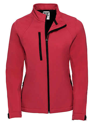 Ladies´ Softshell Jacket in Classic Red, Größe 4XL
