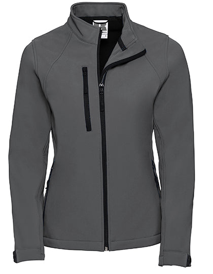 Ladies´ Softshell Jacket in Titanium (Solid), Größe 4XL