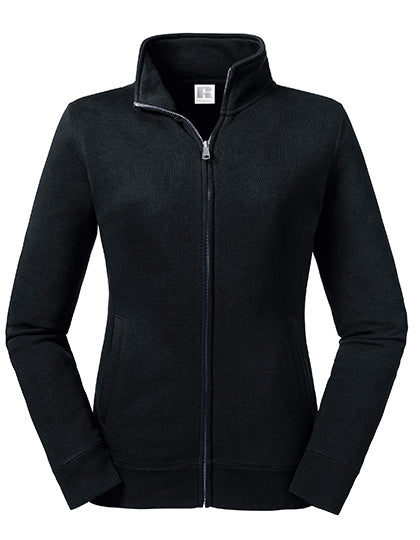 Ladies´ Authentic Sweat Jacket in Black, Größe XL