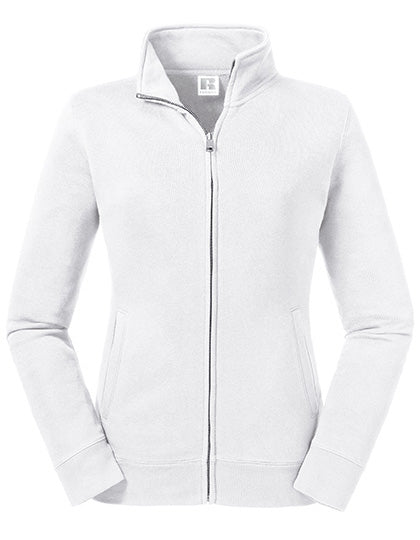 Ladies´ Authentic Sweat Jacket in White, Größe XL
