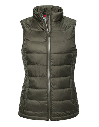 Ladies´ Nano Bodywarmer in Dark Olive, Größe 3XL