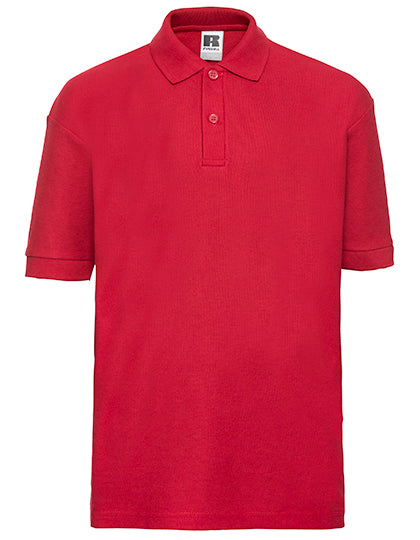 Kids´ Classic Polo in Bright Red, Größe 152 (11/12)