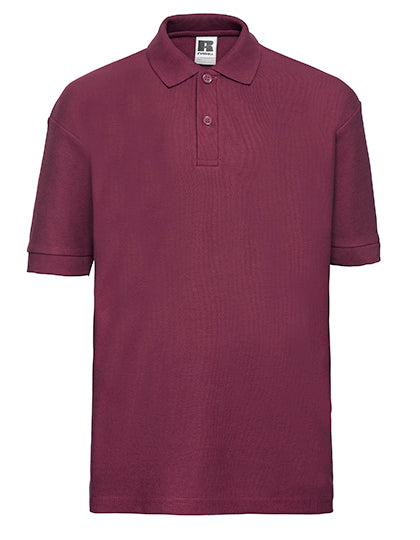Kids´ Classic Polo in Burgundy, Größe 152 (11/12)