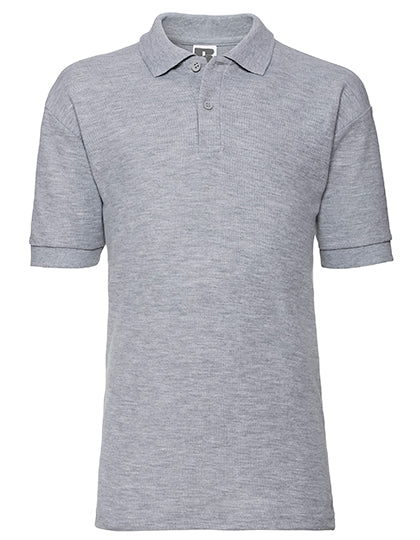 Kids´ Classic Polo in Light Oxford (Heather), Größe 152 (11/12)