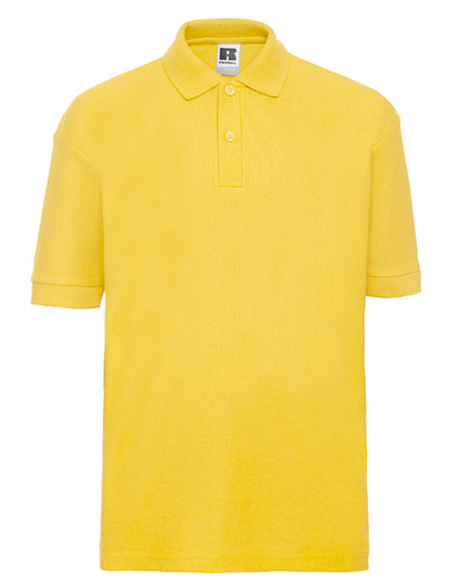 Kids´ Classic Polo in Yellow, Größe 152 (11/12)