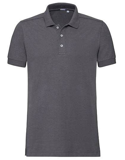 Men´s Stretch Polo in Convoy Grey (Solid), Größe 3XL