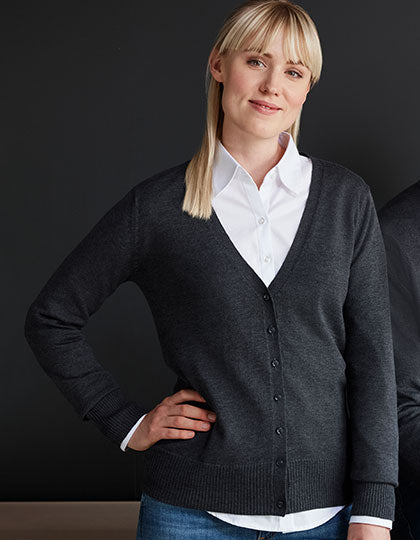 Ladies´ V-Neck Knitted Cardigan
