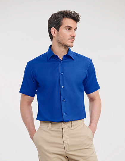 Men´s Short Sleeve Easy Care Tailored Oxford Shirt