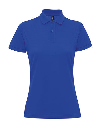 Women´s Polycotton Blend Polo in Navy, Größe XXL