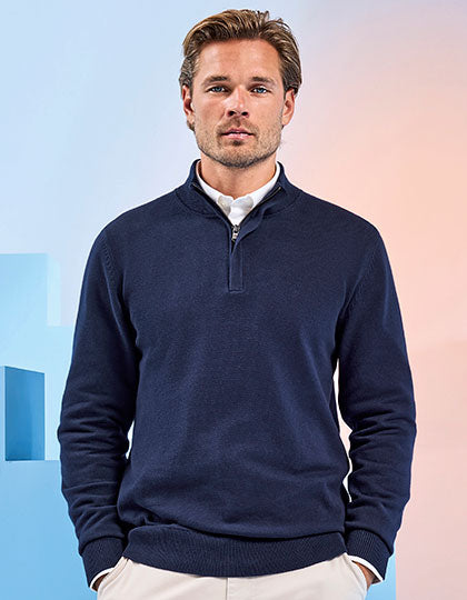 Men´s Cotton Blend 1/4 Zip Sweater