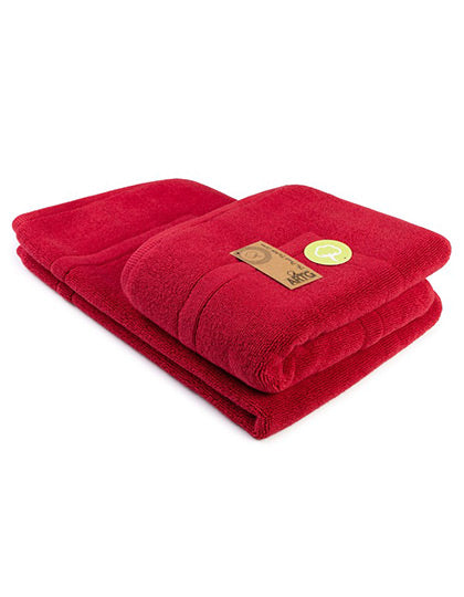 Bath Mat in Deep Red, Größe 50 x 80 cm